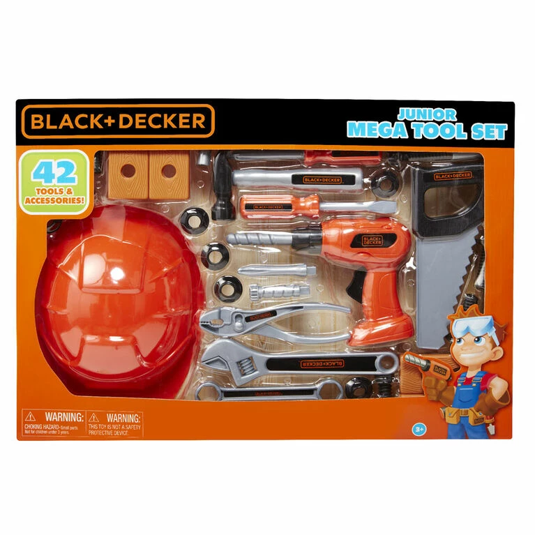 JAKKS PACIFIC Black & Decker Mega Tool Set 4 JAKKS PACIFIC Black & Decker Mega Tool Set - Image 2