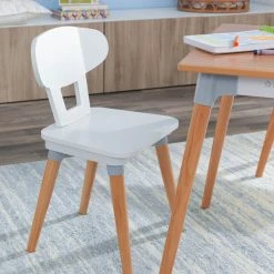 KidKraft Mid-Century Kid Table/4 Chairs Set 12 KidKraft Mid-Century Kid Table/4 Chairs Set -KidKraft store 14370A42 5