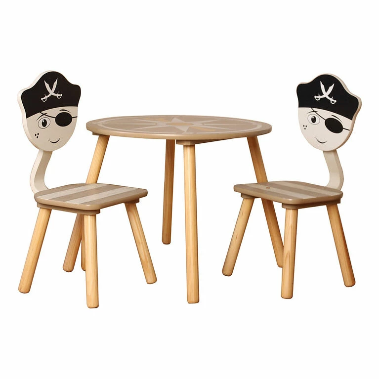 Danawares Pirate Round Table With 2 Chairs 3 Danawares Pirate Round Table With 2 Chairs
