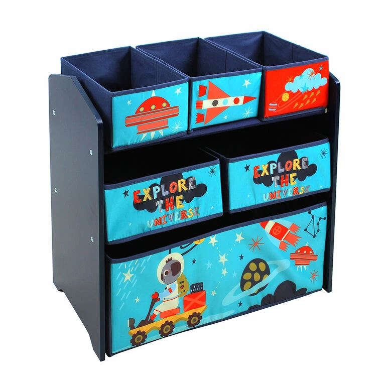 Danawares Outer Space Wood Storage With Bins 4 Danawares Outer Space Wood Storage With Bins - Image 2