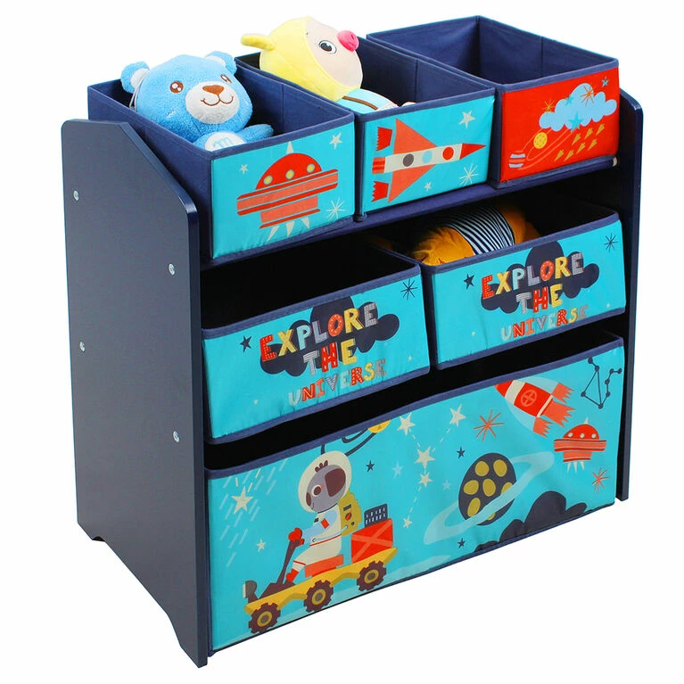 Danawares Outer Space Wood Storage With Bins 5 Danawares Outer Space Wood Storage With Bins - Image 3