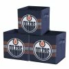 Nemcor NHL Edmonton Oilers Foldable Storage Basket Bin Containers (Pack Of 3) 1 Nemcor NHL Edmonton Oilers Foldable Storage Basket Bin Containers (Pack Of 3) -KidKraft store 146EEA6C 1