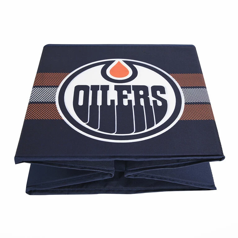 Nemcor NHL Edmonton Oilers Foldable Storage Basket Bin Containers (Pack Of 3) 6 Nemcor NHL Edmonton Oilers Foldable Storage Basket Bin Containers (Pack Of 3) - Image 4