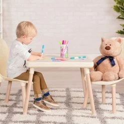 B. Toys - Kid Century Modern: Table And Chair Set - Ivory 7 B. Toys - Kid Century Modern: Table And Chair Set - Ivory -KidKraft store 14A30AC0 3