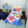 Nemcor Baby Shark 2-Piece Toddler Bedding Set Including Comforter And Pillowcase -KidKraft store 14BA58D0 1
