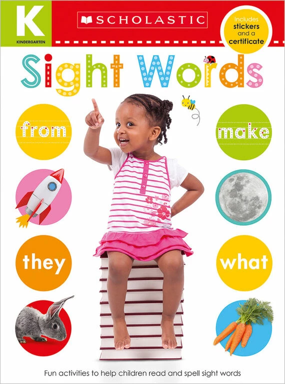 Scholastic Early Learners: Kindergarten Sight Words Skills Workbook - English Edition 3 Scholastic Early Learners: Kindergarten Sight Words Skills Workbook - English Edition
