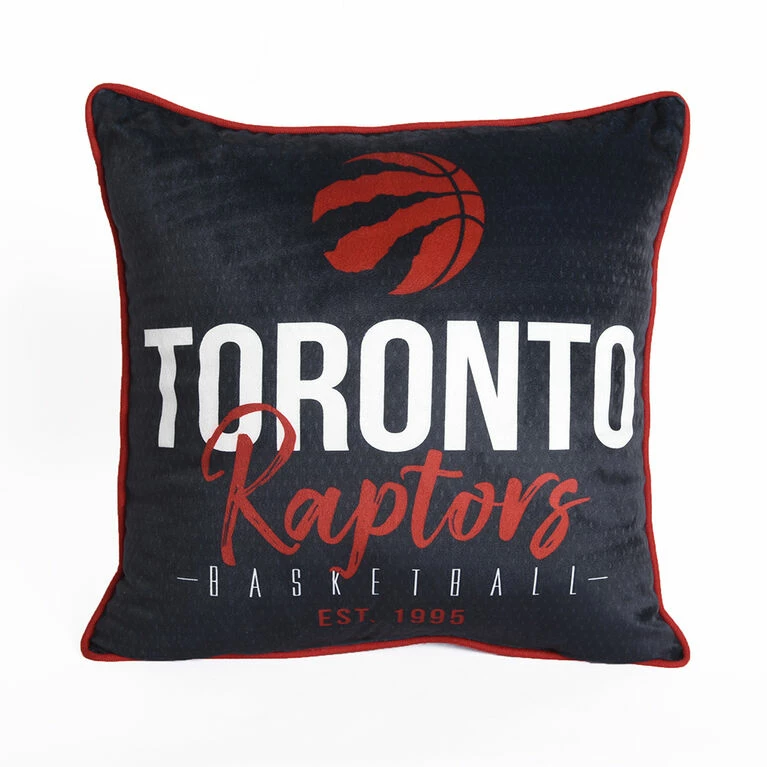 Nemcor NBA Toronto Raptors Basketball Throw Pillow (18 X 18 In), Black 3 Nemcor NBA Toronto Raptors Basketball Throw Pillow (18 X 18 In), Black