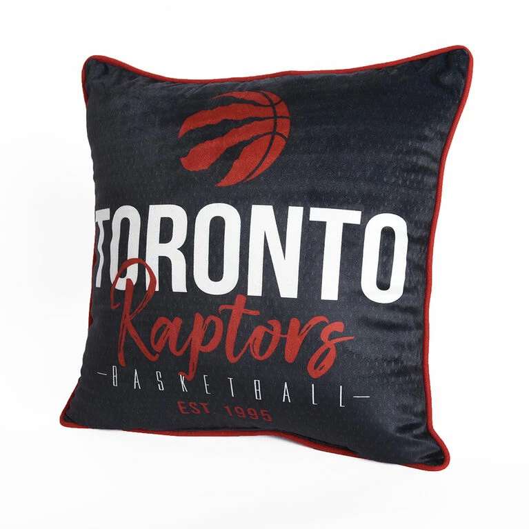 Nemcor NBA Toronto Raptors Basketball Throw Pillow (18 X 18 In), Black 4 Nemcor NBA Toronto Raptors Basketball Throw Pillow (18 X 18 In), Black - Image 2