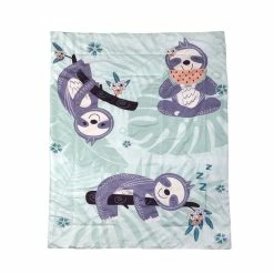 Nemcor 2-Piece Toddler Bedding Set Including Comforter And Pillowcase, Sloth -KidKraft store 14D05BFB 3