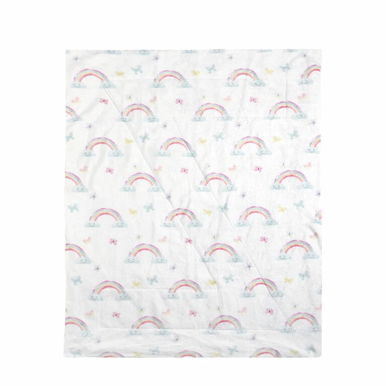 Nemcor 2-Piece Toddler Bedding Set Including Comforter And Pillowcase, Rainbow 6 Nemcor 2-Piece Toddler Bedding Set Including Comforter And Pillowcase, Rainbow - Image 4