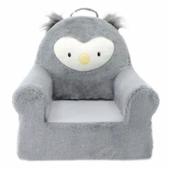 Animal Adventure Soft Landing Sweet Seat Grey Owl