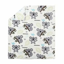 Baby's First By Nemcor Reversible Ultimate Sherpa Baby Blanket, Koala