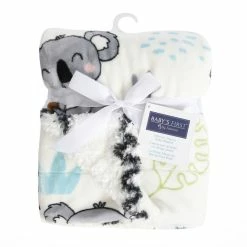 Baby's First By Nemcor Reversible Ultimate Sherpa Baby Blanket, Koala -KidKraft store 3440391A 6