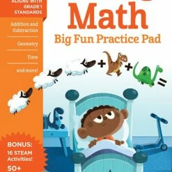 Random House First Grade Math Big Fun Practice Pad - English Edition
