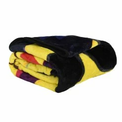 Nemcor Emoji Tie Dye Kids Fleece Throw Blanket (50x60") 12 Nemcor Emoji Tie Dye Kids Fleece Throw Blanket (50x60") -KidKraft store 34D80980 5