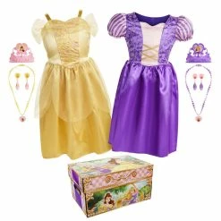 JAKKS PACIFIC Disney Princess Dress Up Trunk Belle & Rapunzel - English Edition 12 JAKKS PACIFIC Disney Princess Dress Up Trunk Belle & Rapunzel - English Edition -KidKraft store 37752133 4
