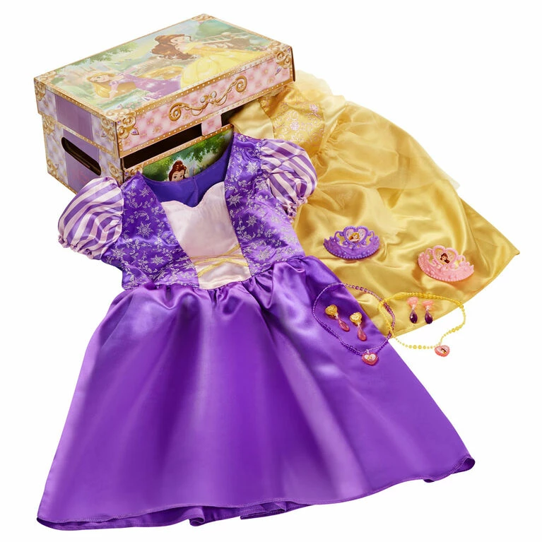 JAKKS PACIFIC Disney Princess Dress Up Trunk Belle & Rapunzel - English Edition 8 JAKKS PACIFIC Disney Princess Dress Up Trunk Belle & Rapunzel - English Edition - Image 6