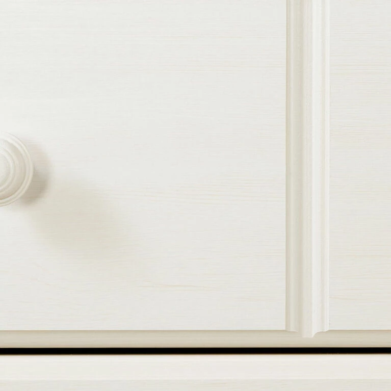 SOUTH SHORE Summer Breeze 5-Drawer Chest Dresser- White Wash 7 SOUTH SHORE Summer Breeze 5-Drawer Chest Dresser- White Wash - Image 5