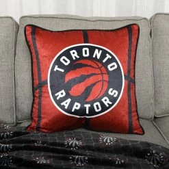 Nemcor NBA Toronto Raptors Basketball Throw Pillow (18 X 18 In), Red -KidKraft store 4441FA83 3