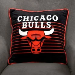 Nemcor NBA Chicago Bulls Pillow Cushion, 18" X 18" 8 Nemcor NBA Chicago Bulls Pillow Cushion, 18" X 18" -KidKraft store 4485F8E2 2