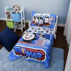 Nemcor Thomas And Friends 2-Piece Toddler Bedding Set Including Comforter And Pillowcase