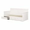 South Shore, Daybed With Storage - Pure White -KidKraft store 54179936 1