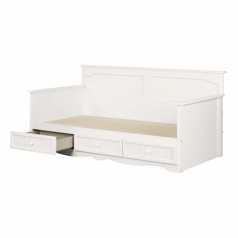 South Shore, Daybed With Storage - Pure White 3 South Shore, Daybed With Storage - Pure White