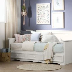 South Shore, Daybed With Storage - Pure White 10 South Shore, Daybed With Storage - Pure White -KidKraft store 54179936 3