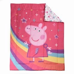 Peppa Pig 4 Piece Twin Bedding Set With Reversible Comforter, Fitted Sheet, Flat Sheet And Pillowcase By Nemcor 10 Peppa Pig 4 Piece Twin Bedding Set With Reversible Comforter, Fitted Sheet, Flat Sheet And Pillowcase By Nemcor -KidKraft store 542439A8 3
