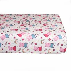 Peppa Pig 4 Piece Twin Bedding Set With Reversible Comforter, Fitted Sheet, Flat Sheet And Pillowcase By Nemcor 12 Peppa Pig 4 Piece Twin Bedding Set With Reversible Comforter, Fitted Sheet, Flat Sheet And Pillowcase By Nemcor -KidKraft store 542439A8 5