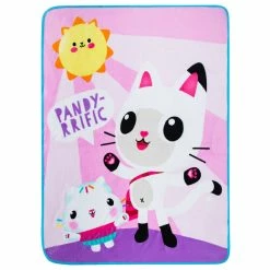 Franco Manufacturing Gabby's Dollhouse "Pandyriffic" Throw