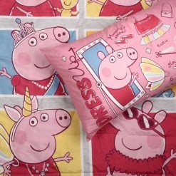 Nemcor Peppa Pig 2-Piece Toddler Bedding Set Including Comforter And Pillowcase -KidKraft store 54836A0A 6