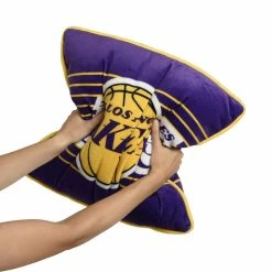 Nemcor NBA Los Angeles Lakers Pillow Cushion, 18" X 18" 9 Nemcor NBA Los Angeles Lakers Pillow Cushion, 18" X 18" -KidKraft store 640A6968 3