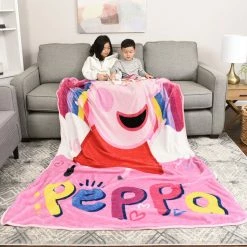Nemcor Peppa Pig Kids Oversized Blanket, (60x90) -KidKraft store 64914845 3