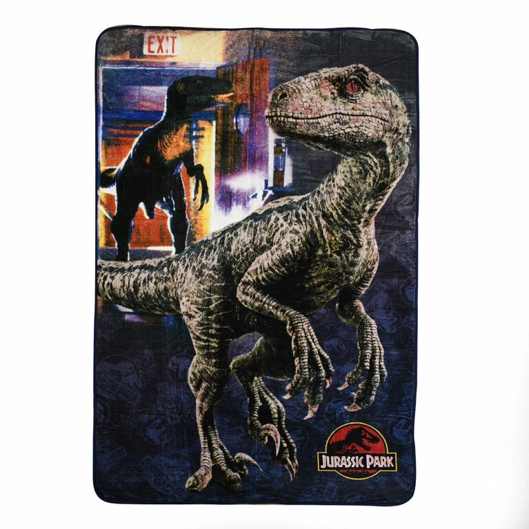 Nemcor Jurassic Park Kids Oversized Blanket, (60x90) 3 Nemcor Jurassic Park Kids Oversized Blanket, (60x90)