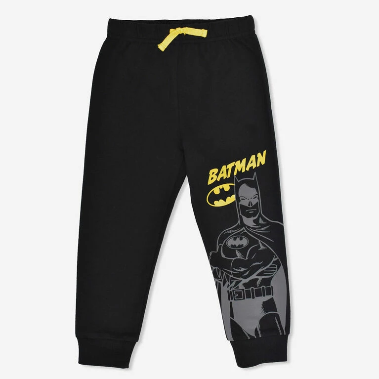 Warner Bros Warner Brothers Batman Jogger Black 3/4 3 Warner Bros Warner Brothers Batman Jogger Black 3/4