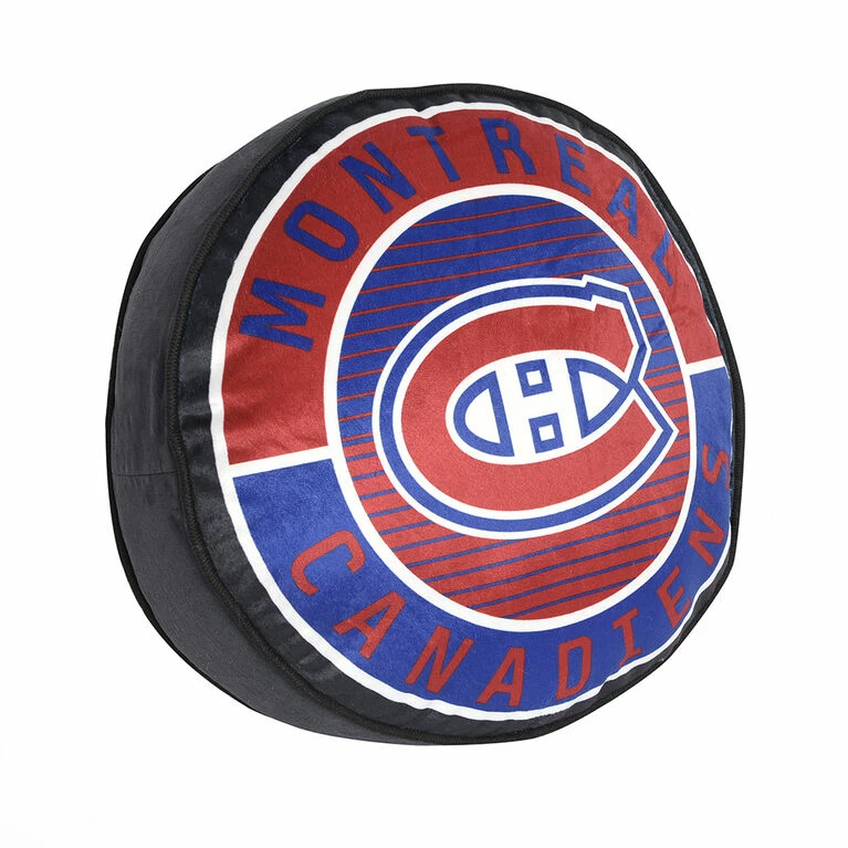 Nemcor NHL Montreal Canadiens Puck Pillow (14x14") 3 Nemcor NHL Montreal Canadiens Puck Pillow (14x14")