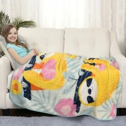 Nemcor Sloth Plush Throw Blanket 40" X 50" -KidKraft store 74783AED 2