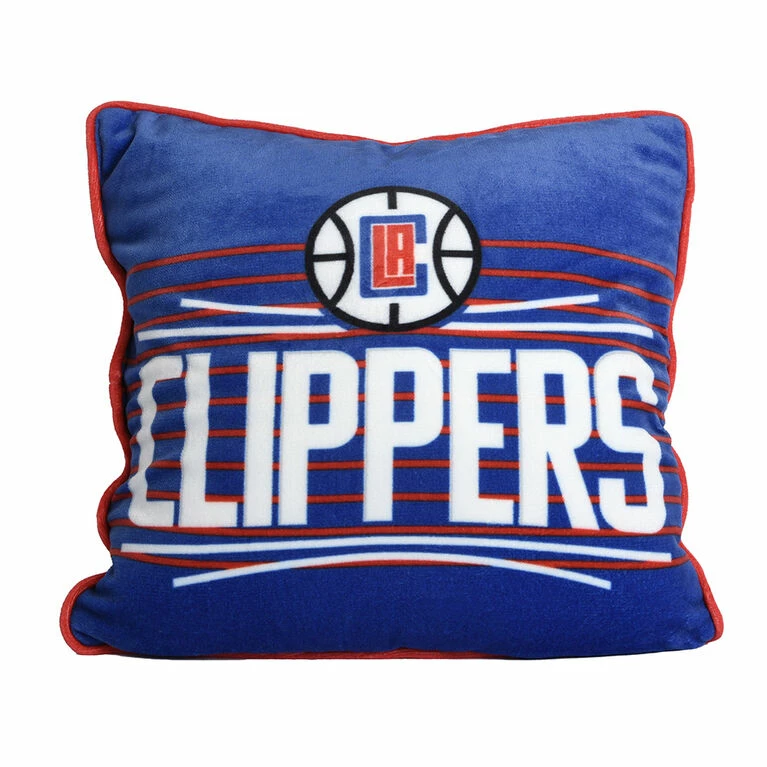 Nemcor NBA Los Angeles Clippers Pillow Cushion, 18" X 18" 3 Nemcor NBA Los Angeles Clippers Pillow Cushion, 18" X 18"
