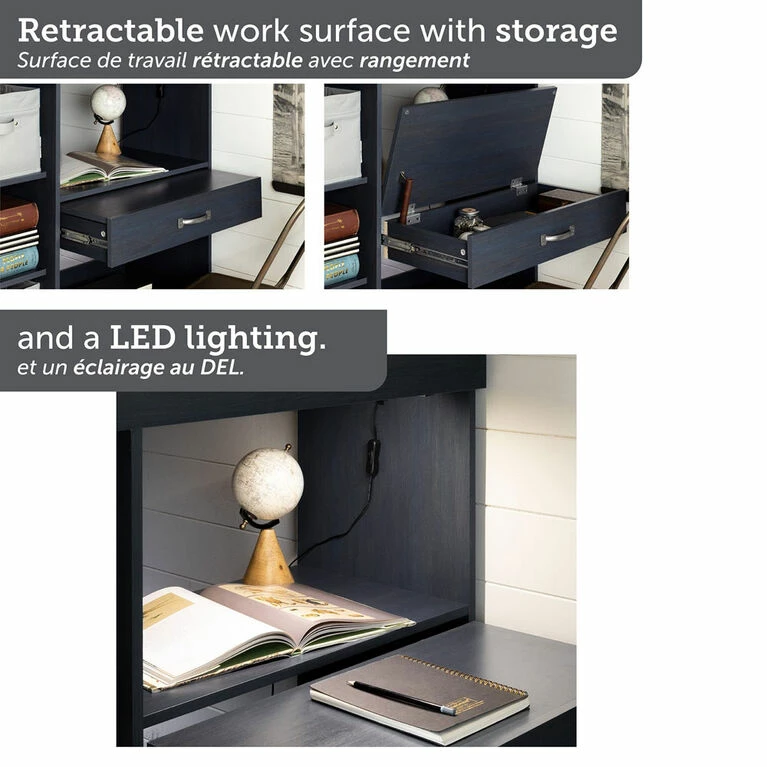 South Shore, Loft Bed With Desk - Blueberry 8 South Shore, Loft Bed With Desk - Blueberry - Image 6