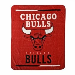 Nemcor NBA Chicago Bulls Throw Blanket, 50" X 60"
