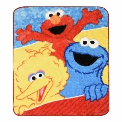 Nemcor Sesame Streets Kids Throw Blanket, 40" X 50"