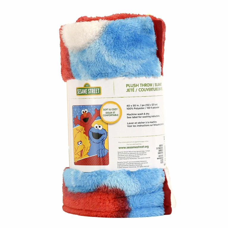 Nemcor Sesame Streets Kids Throw Blanket, 40" X 50" 7 Nemcor Sesame Streets Kids Throw Blanket, 40" X 50" - Image 5