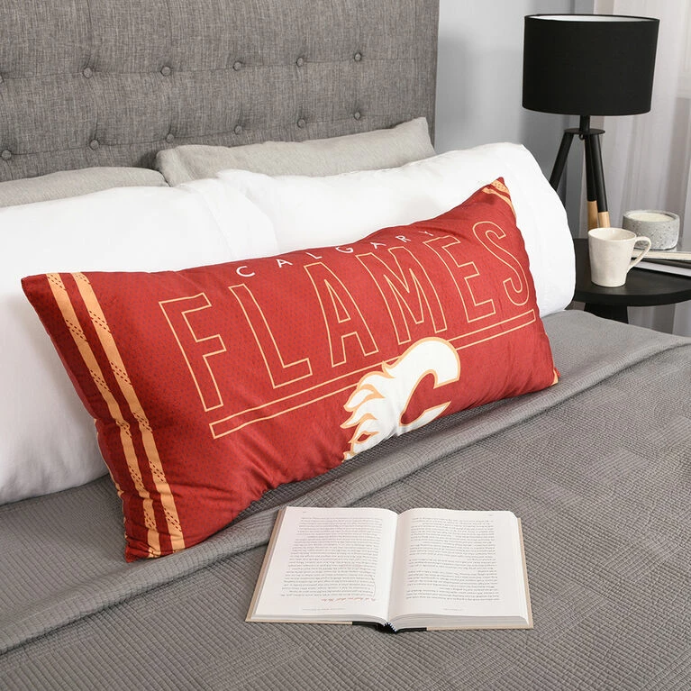 Nemcor NHL Calgary Flames Body Pillow, 18" X 36" 5 Nemcor NHL Calgary Flames Body Pillow, 18" X 36" - Image 3