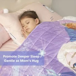 Nemcor Disney Frozen Kids Weighted Blanket (40 X 60 Inches), 6lbs -KidKraft store 84EB3BC6 6