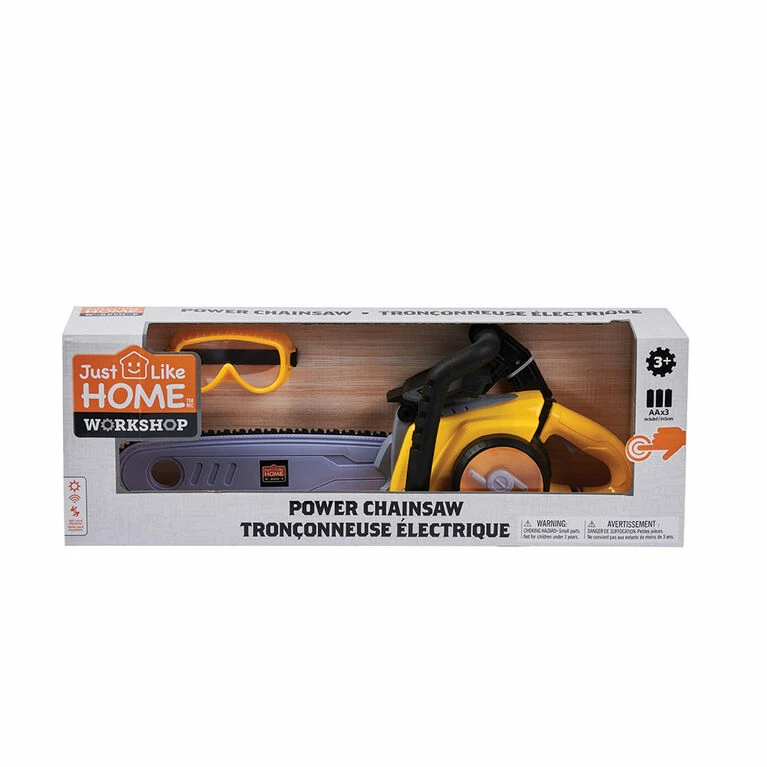 Just Like Home Workshop - Power Chainsaw With Goggles 4 Just Like Home Workshop - Power Chainsaw With Goggles - Image 2