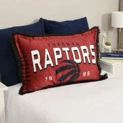 Nemcor NBA Toronto Raptors Kids Jumbo Funky Fur Pillow, 20" X 30" -KidKraft store 94B35953 2