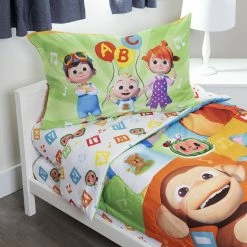CoComelon 4-piece Toddler Bedding Set - Learning Is Fun