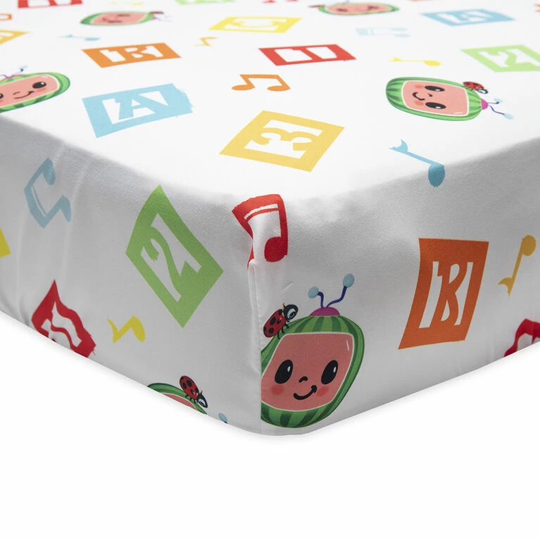 CoComelon 4-piece Toddler Bedding Set - Learning Is Fun 6 CoComelon 4-piece Toddler Bedding Set - Learning Is Fun - Image 4