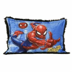 Nemcor Marvel Spider-Man Kids Jumbo Funky Fur Pillow, 20" X 30" -KidKraft store 94CBE922 1